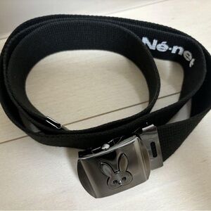 Black Belt with Bunny Buckle